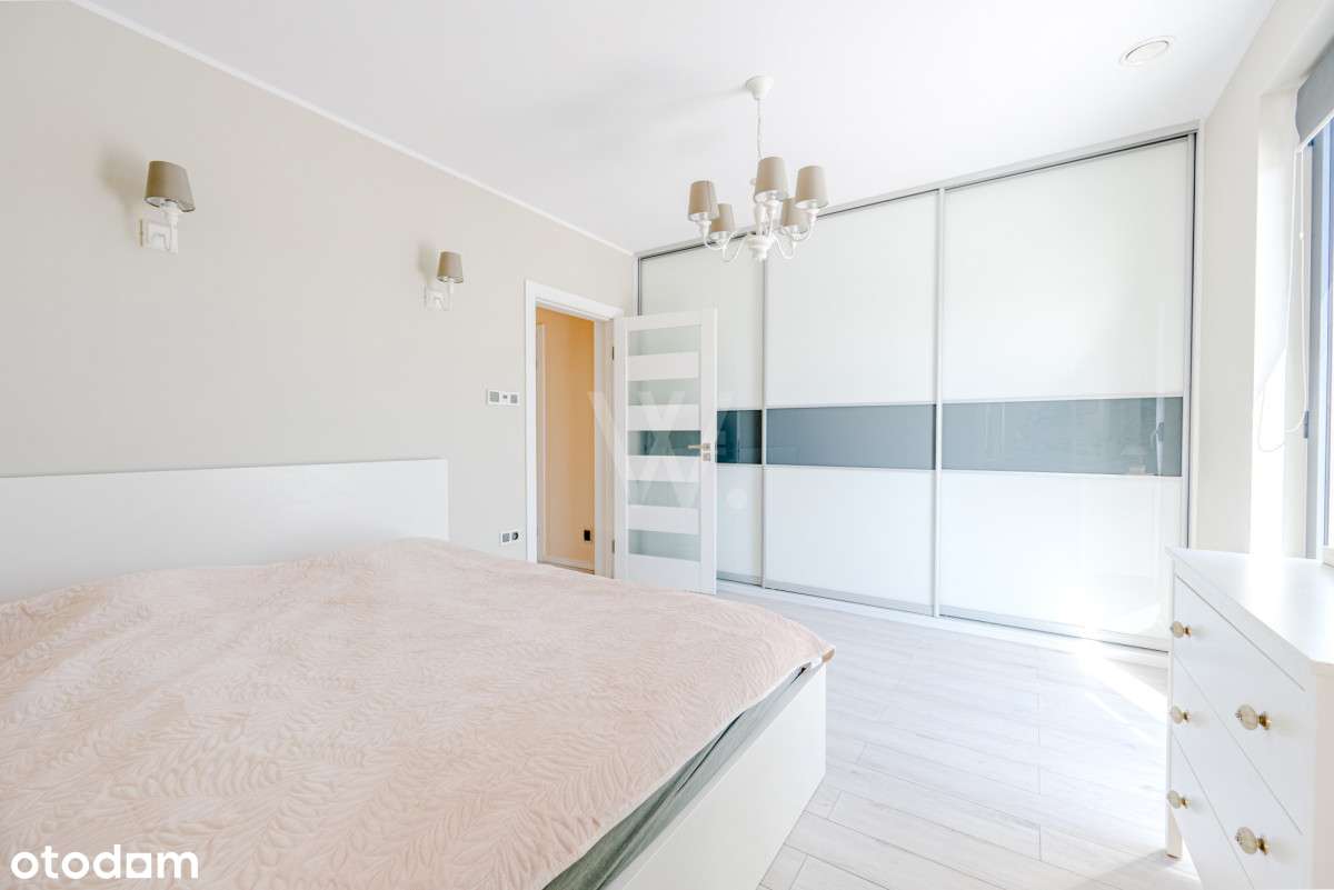 Nowoczesny bliźniak z pięknym ogrodem-9