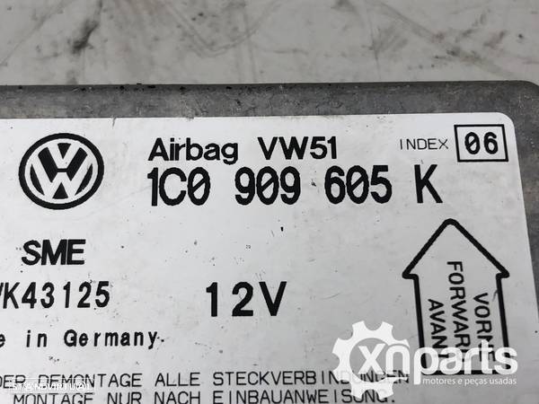 Centralina airbag Usado VW POLO (9N_) 1.4 TDI | 10.01 - 06.05 REF. 1C0 909 605 K - 4