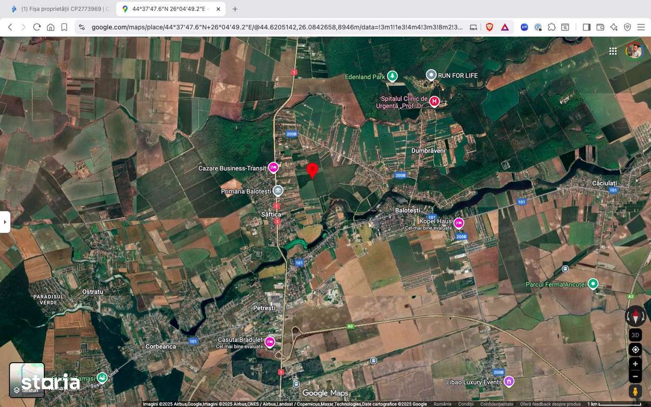 Teren extravilan 18.200 mp Saftica Balotesti-4