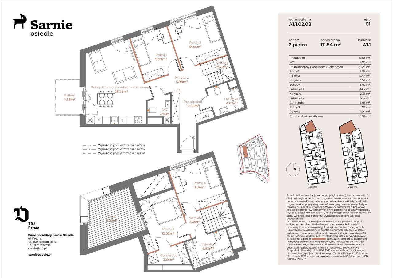Sarnie Osiedle | mieszkanie 5-pok. | A1-1-02-08 - Pełny obrazek: 2/7