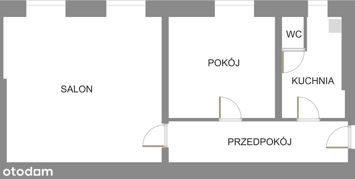 Przestronne mieszkanie, ul. Piotrkowska, z potencjałem na antresolę!-7