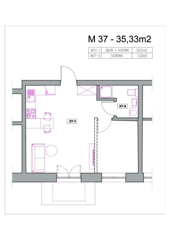 2 pokoje na II piętrze w Zgierzu - Pełny obrazek: 5/7