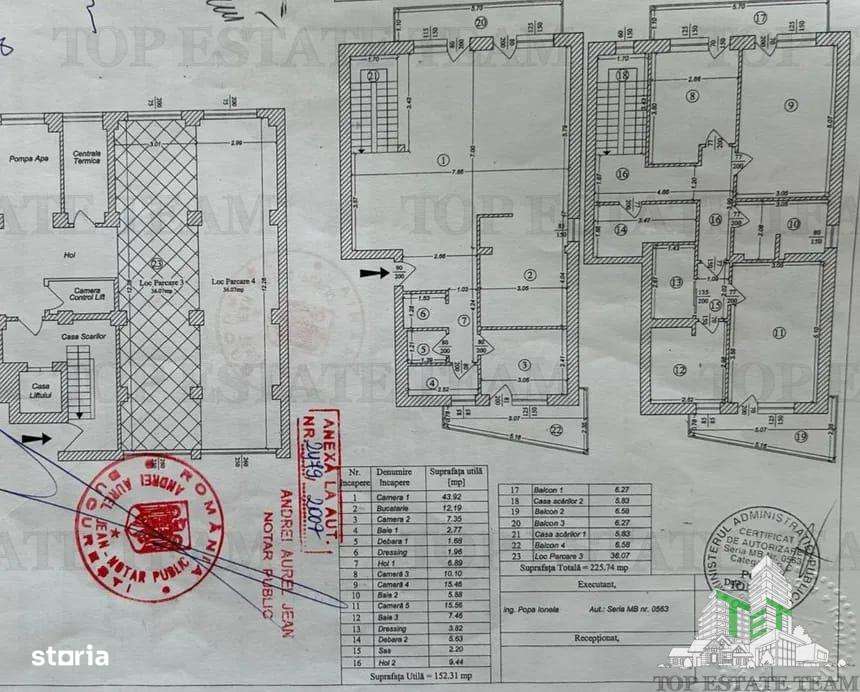 Apartament 5 camere cu 2 locuri de parcare de vanzare in zona Herastra-17