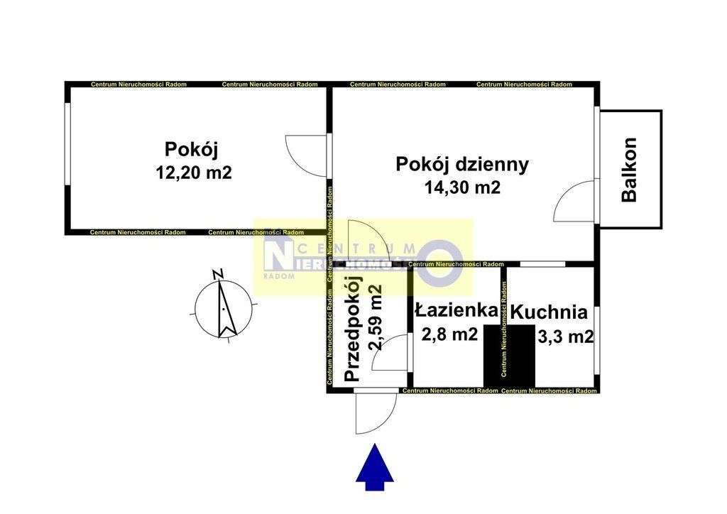 XV-lecia, M3 35,19 m2, ul. 11 Listopada-12