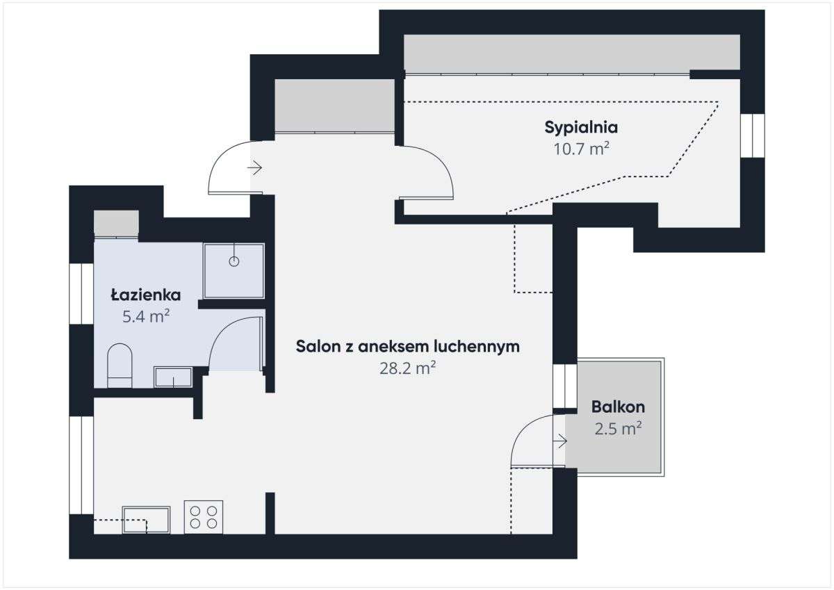 Bardzo ładne 2-pok mieszkanie w Sopocie-17