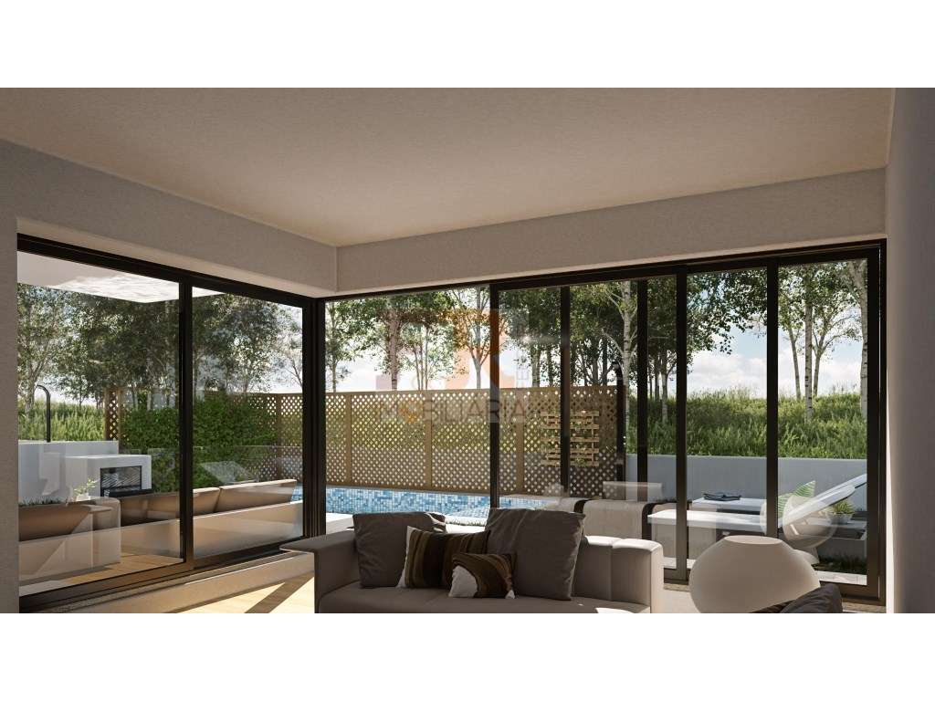 Luxuosa Moradia Térrea T4 com Pérgola e Piscina Fernão Ferro - Grande imagem: 4/36