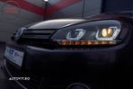 Faruri LED VW Golf 6 VI (2008-2013) Design Golf 7 3D U Design Semnal LED Dinamic- livrare gratuita - 20