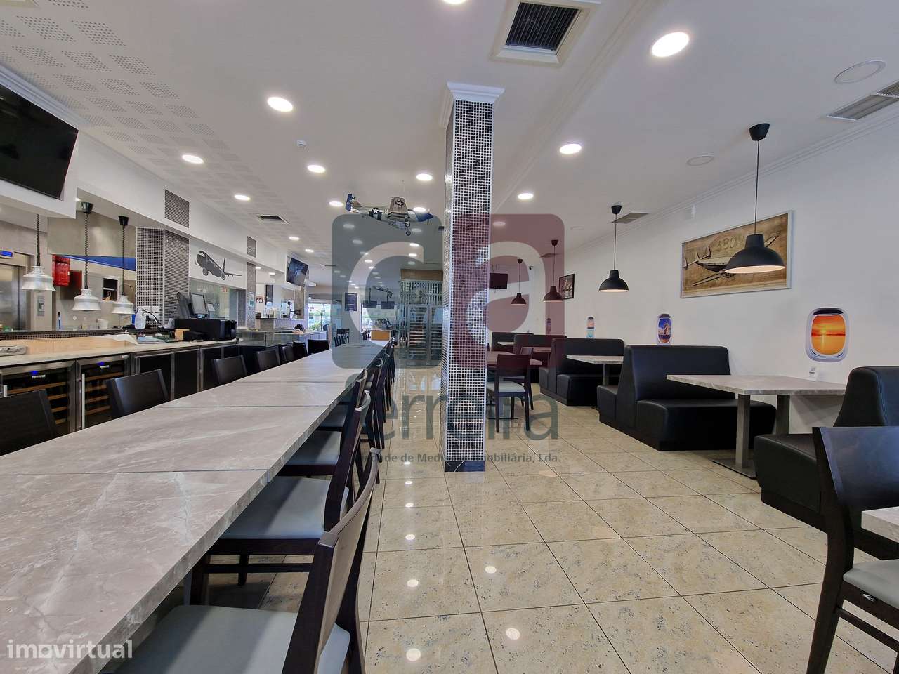 Restaurante composto por três pisos no Coração de Almeirim-23