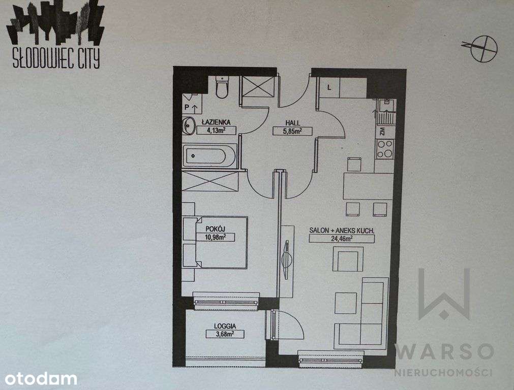 Mieszkanie z balkonem przy metrze. Cicho. Winda-14
