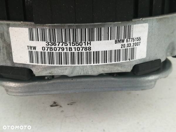 PODUSZKA AIRBAG KIEROWCY BMW 1 E81, E87 6775155 - 2