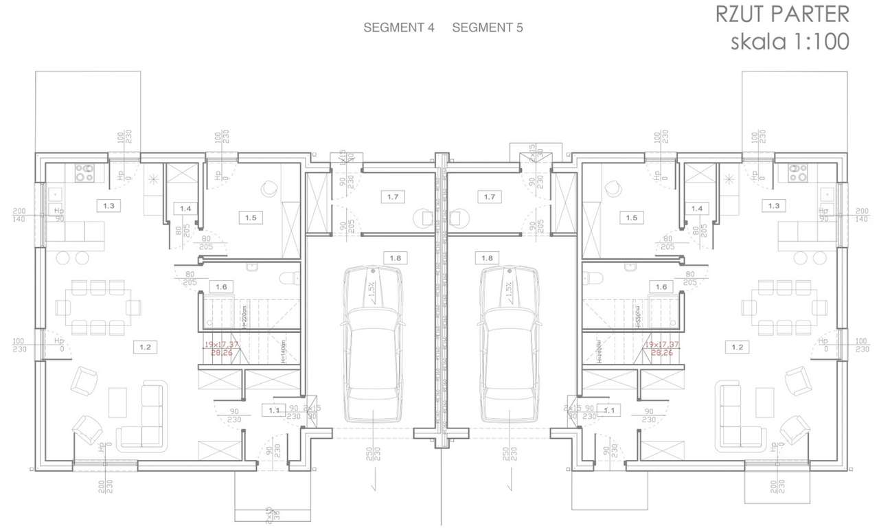 Nowoczesny dom w zabudowie bliźniaczej, 153m², Wiktorowice, Kraków - Pełny obrazek: 3/19