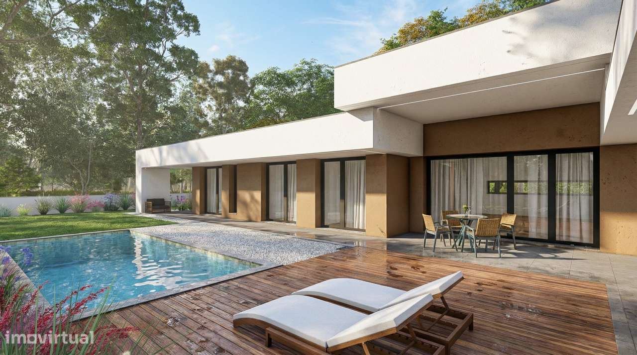Excelente Moradia Isolada Térrea T4 com piscina-12
