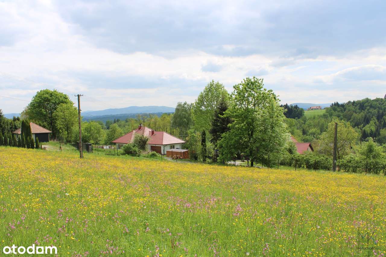 Kobylec (gm. Łapanów) - działka budowlana z ładnym widokiem!-1