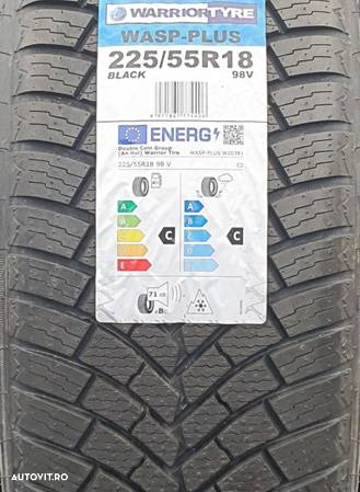 225/55 R18, Warrior Wasp Plus 98V, All Season M+S cu CASCO - 3