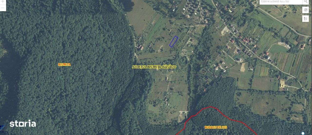 Teren 1500 mp pe str Paltinului, Valea Ghinzii , extravilan Bistrita-2