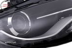 Faruri Cu Lumini de zi Integrate LED (DRL) Audi A4 B8 8K (2009-10.2011) Negre- livrare gratuita - 3