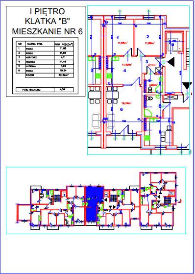 NOWE mieszkanie 3 pokoje, I p, winda, duży balkon-4