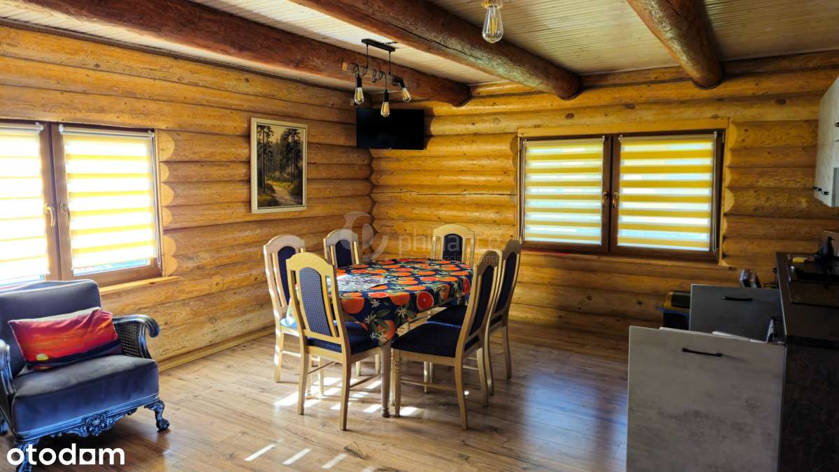 Dom z bali nad brzegiem jeziora ślesińskiego - Pełny obrazek: 5/20