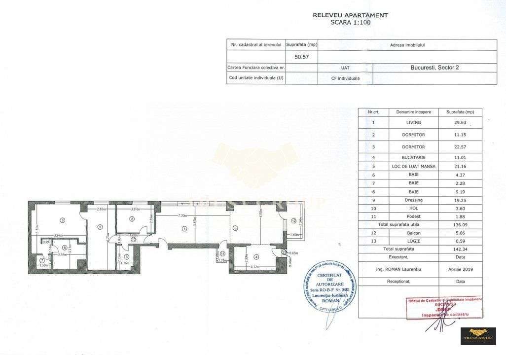 Penthouse deosebit 4 Camere Gradina Icoanei | Terasa | 2 locuri de par-18