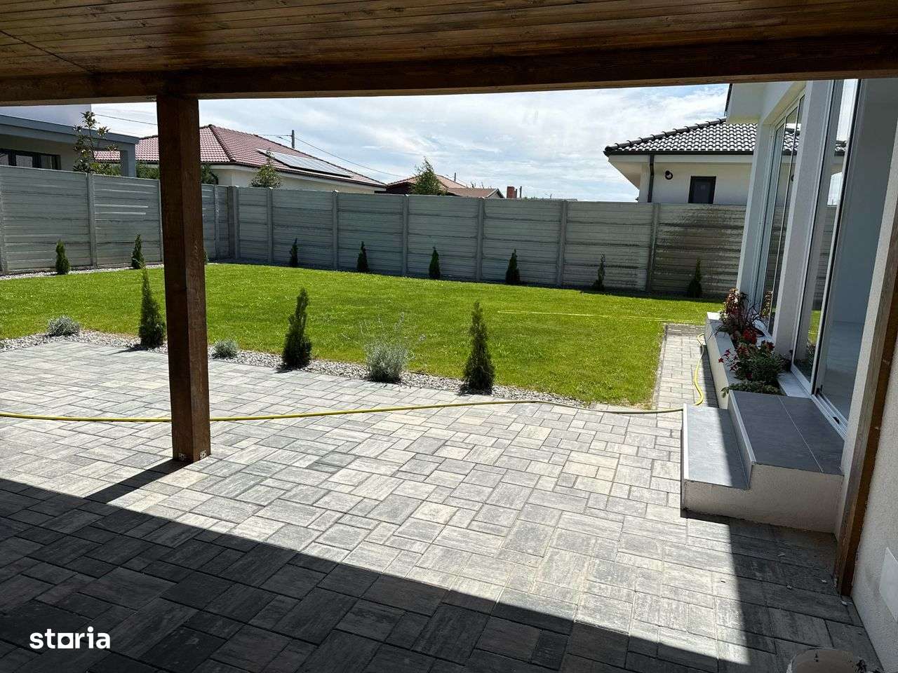 Casa noua intabulata, finisata,s.c.140mp, teren 500 în Santandrei, Gaz-7