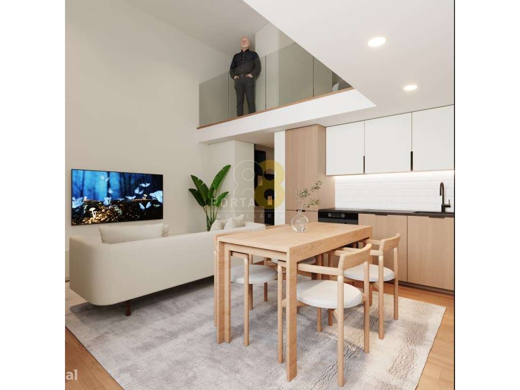 Apartamento T1 com varanda na Senhora da Hora-13