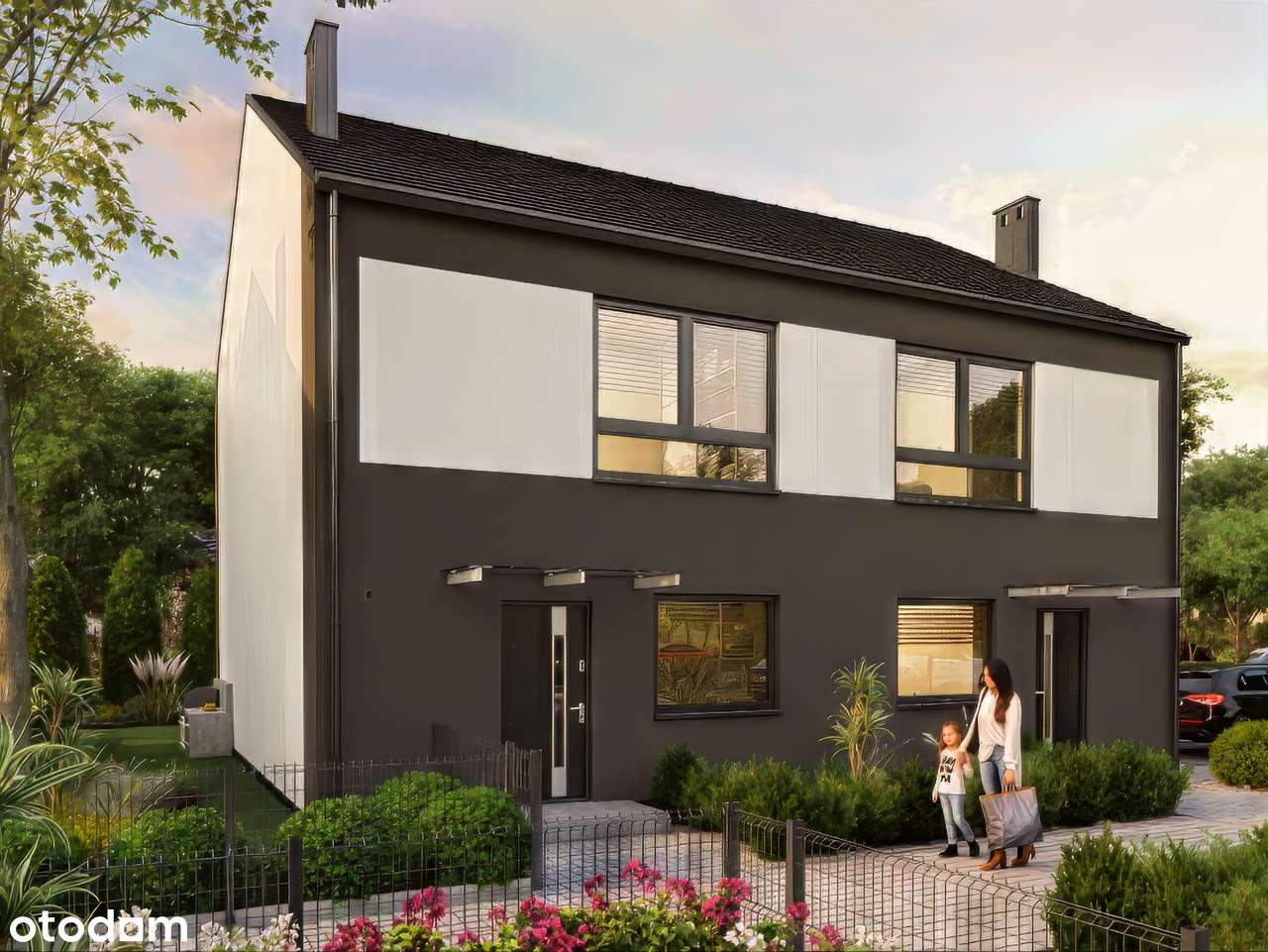 A1 - Dom jednorodzinny dwulokalowy 79,45 m2 +ogródek +2x parking - Pełny obrazek: 1/16