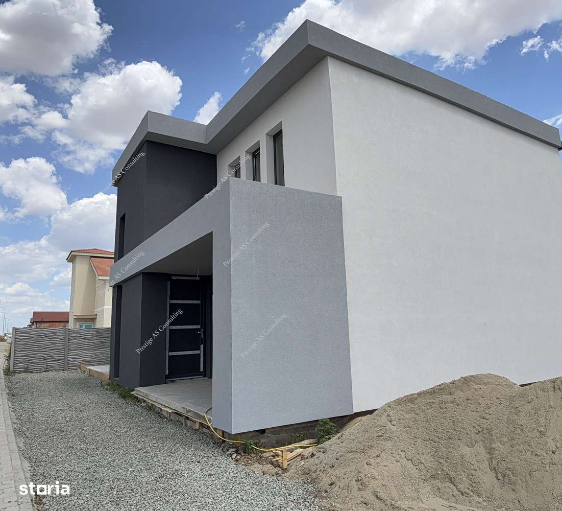 Vila moderna cu structura metalica, tehnologie NZEB si piscina | Giarm-4