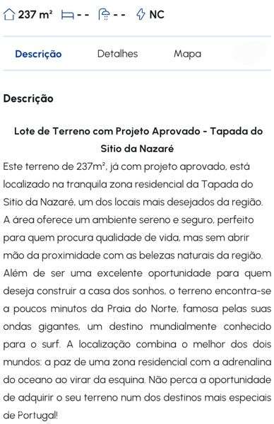 Lote para construção em Nazaré - Grande imagem: 4/4