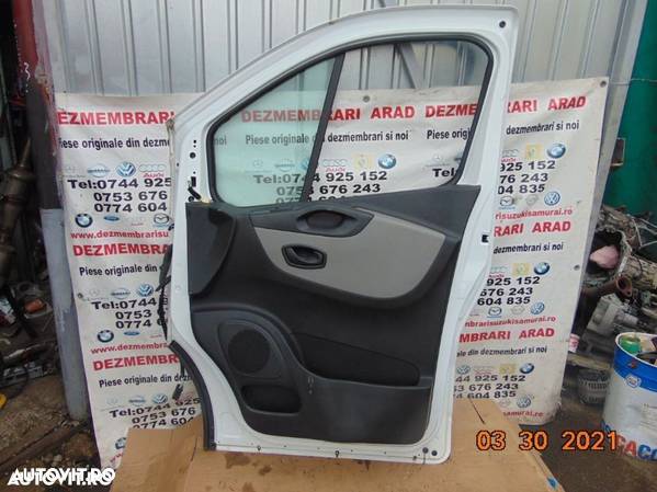 Fete usi Renault Trafic 2015-2021 Opel vivaro Nissan NV 300 fata usa stanga dreapta - 1