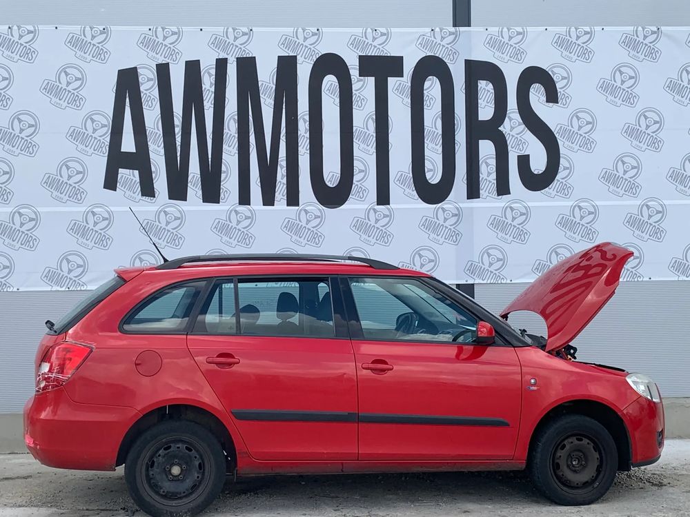 SKODA FABIA 2009 1508 MASKA LAMPA DRZWI LUSTERKO ZDERZAK GRILL BŁOTNIK KLAPA BELKA PRAWE LEWE PRZÓD TYŁ