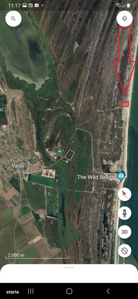 Plaja Vadu-drumul betonat, loturi de 1000 mp in prima parcela la mare - Imagine principală: 3/3