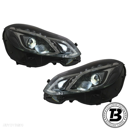 Faruri LED compatibile cu Mercedes E Class W212 Facelift - 1