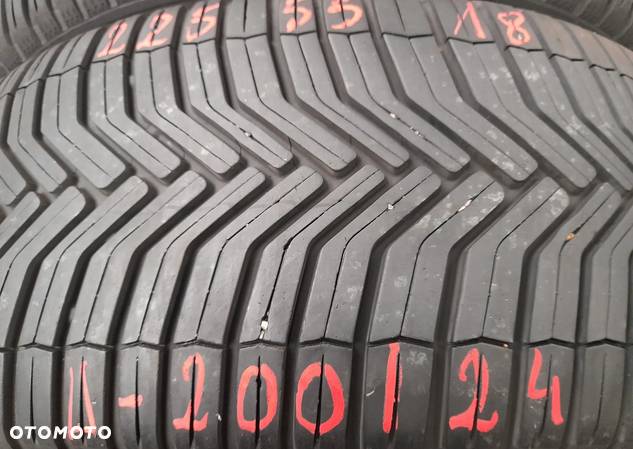 225/55r18 98V (W200/24)003 2szt 6/6,5mm CrossClimate MICHELIN 2019r CAŁOROCZNE - 2