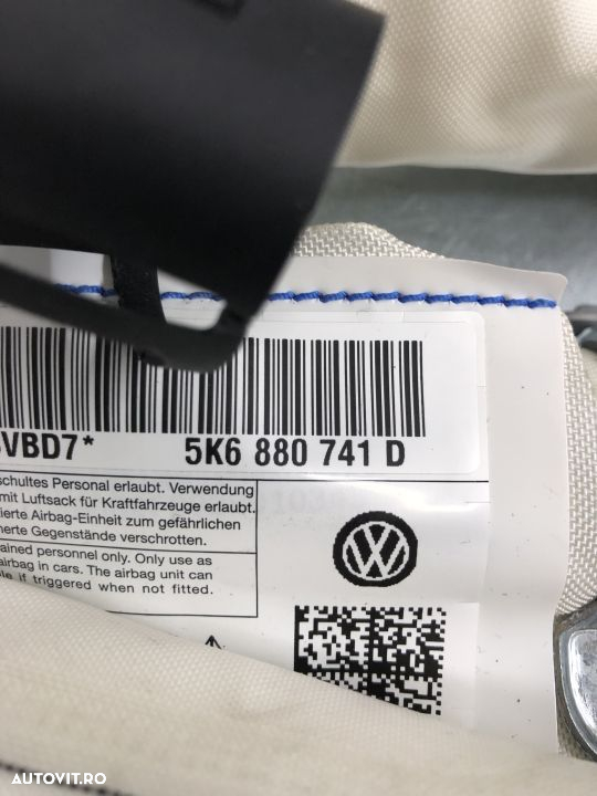 Airbag cortina stanga Volkswagen Golf 6  Hatchback 1.8 TSI Manual, 160 - 2