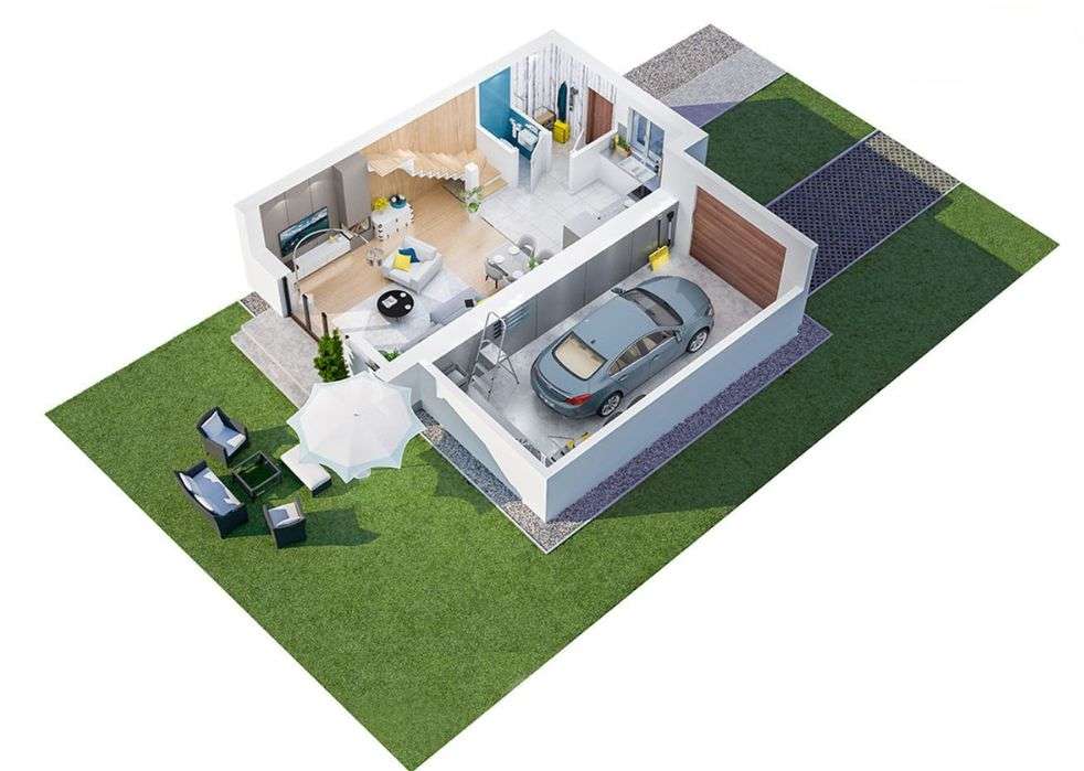 ENERGOOSZCZĘDNY dom  90m² z ogrodem - 25min. do centrum Gdańska - Pełny obrazek: 5/5