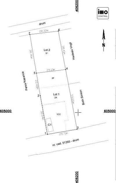 Teren 2800mp cu front de 30m la DJ, ideal pentru constructie - Imagine principală: 2/4