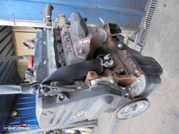 Motor E7FE730 RENAULT 19 1993 1.2I 60CV 5P PRETO - 5