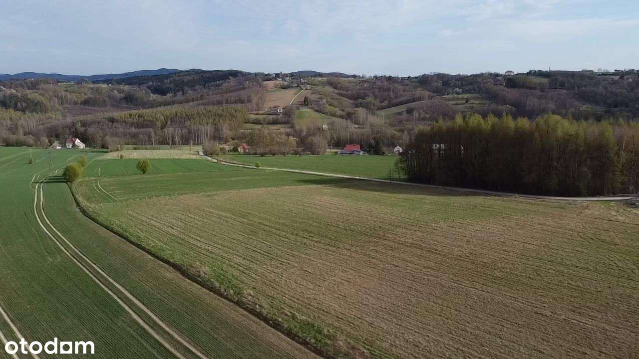 Działka widokowa pod zabudowę mieszkaniową