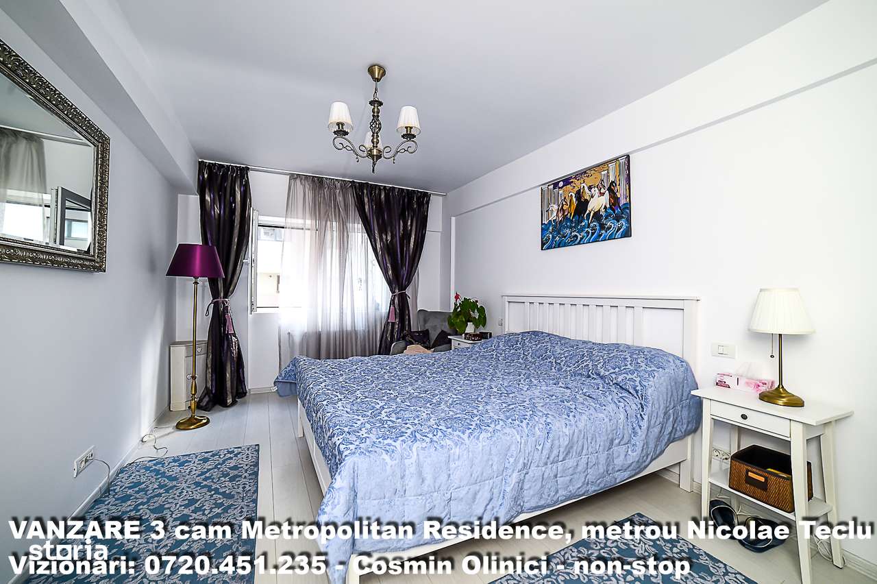 Vanzare 3 camere Metropolitan Residence, 90mp, et. 3, metrou N. Teclu-3