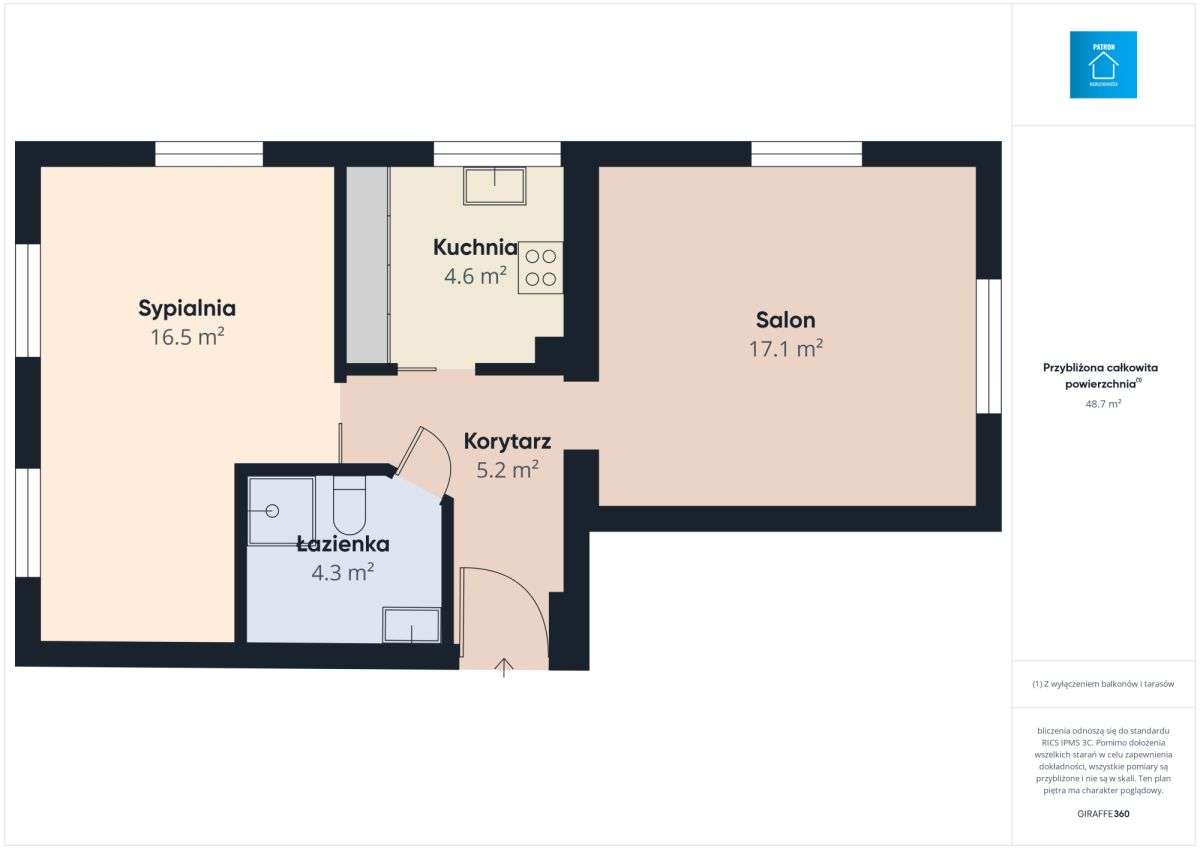 Eleganckie 2-pok.mieszkanie (49,70 m2) z ogródkiem-19