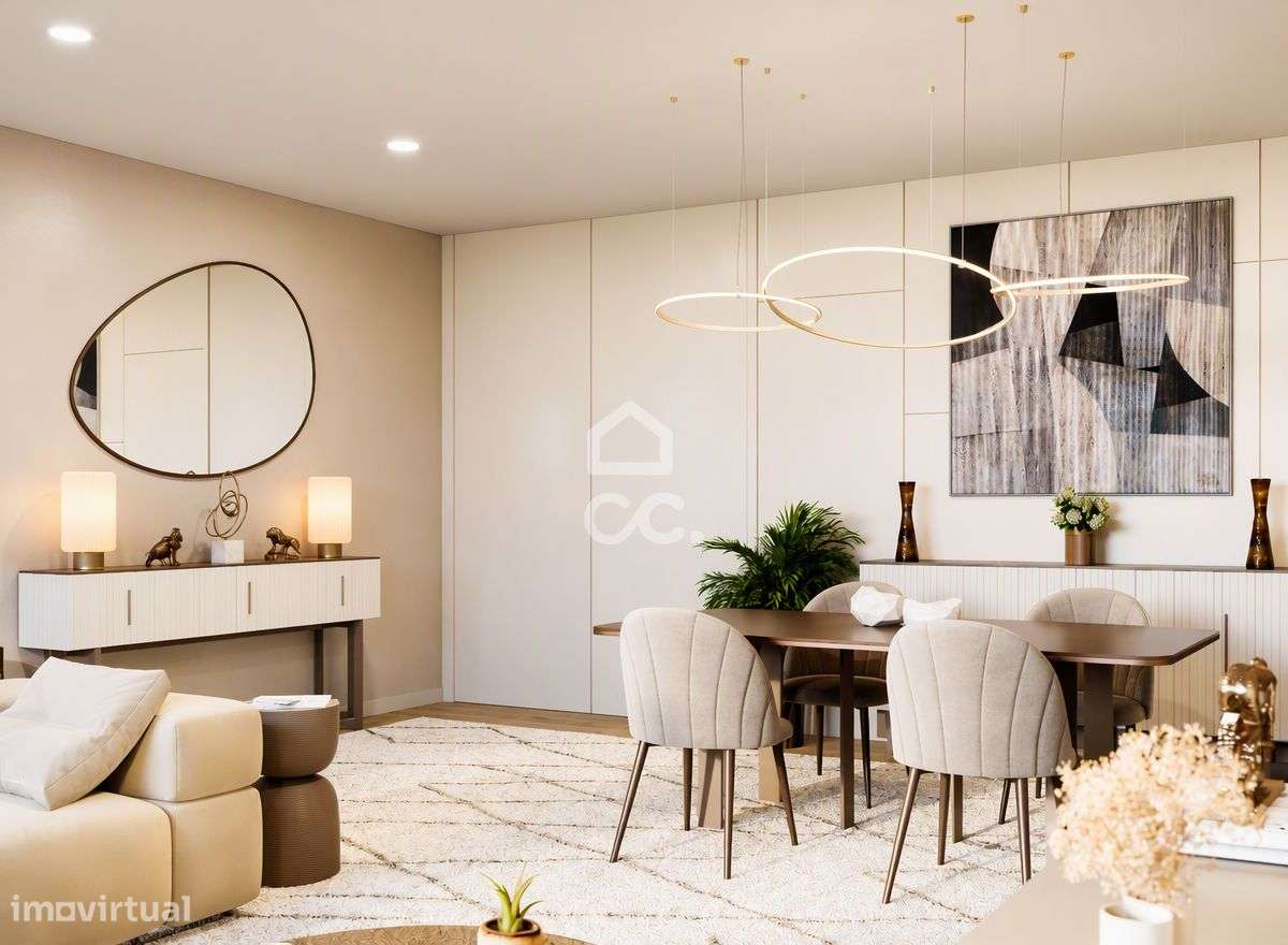 Moradia T3+1 nova, com jardim e terraço, em condomínio privativo com p-24