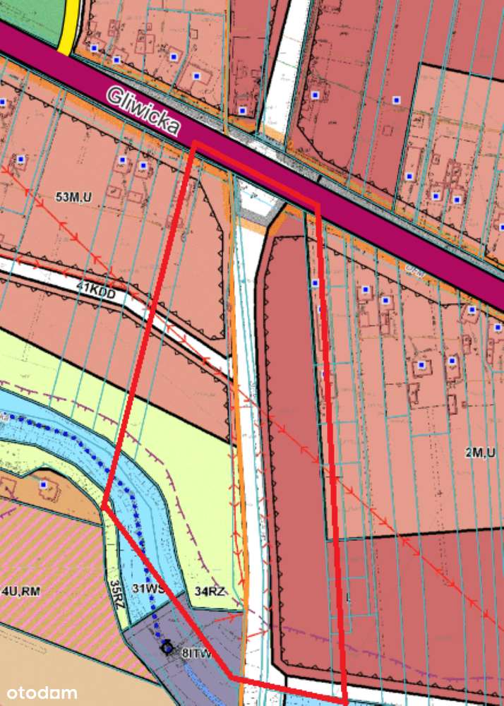 Działka budowlana przy ul. Gliwickiej w Paniówkach - Pełny obrazek: 5/5