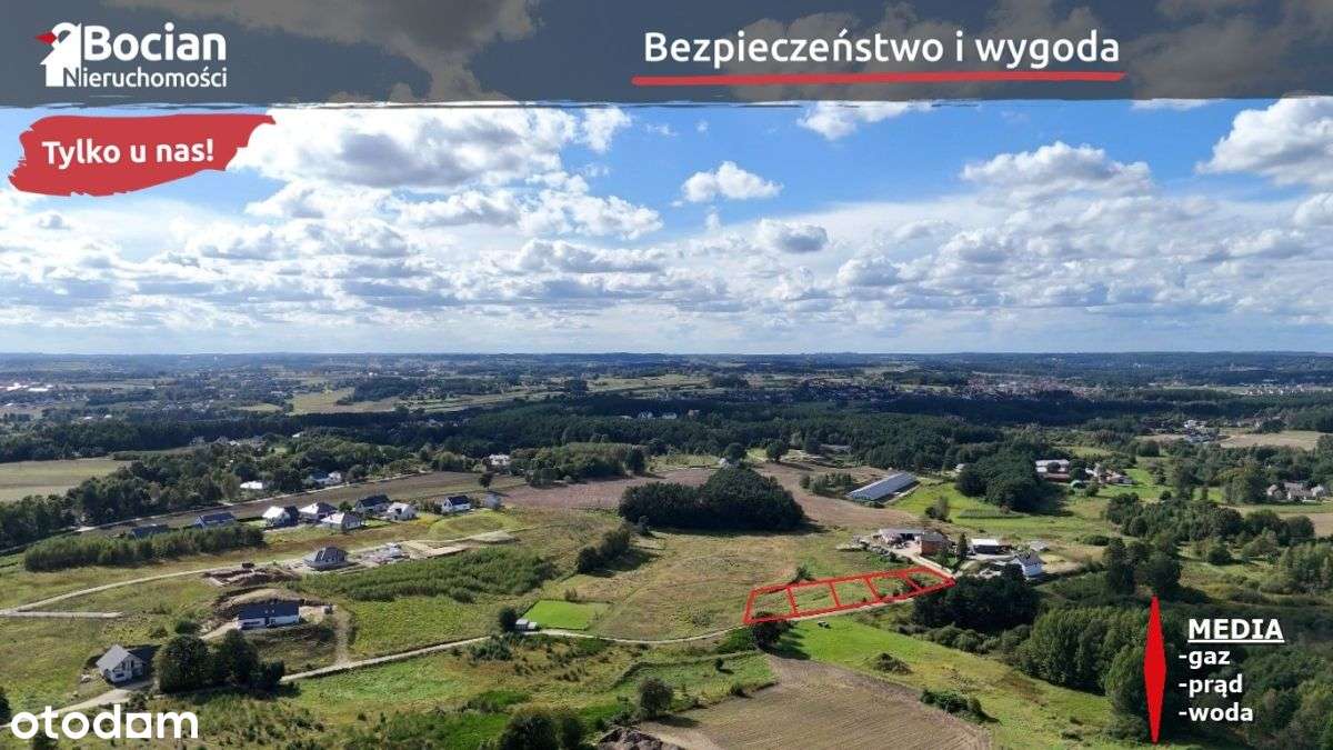 Uzbrojone, płaskie działki - Chwaszczyno!-3