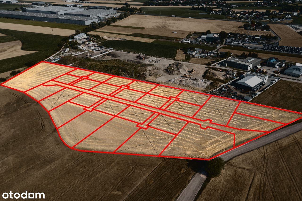 Dąbrowa ul. Batorowska Nowy podział 800 - 3000