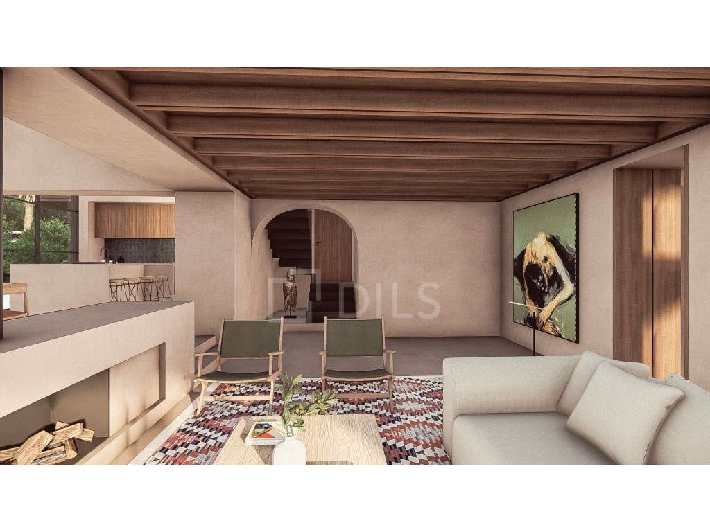 Moradia T4 em Colares, Sintra, com vista mar e piscina-2