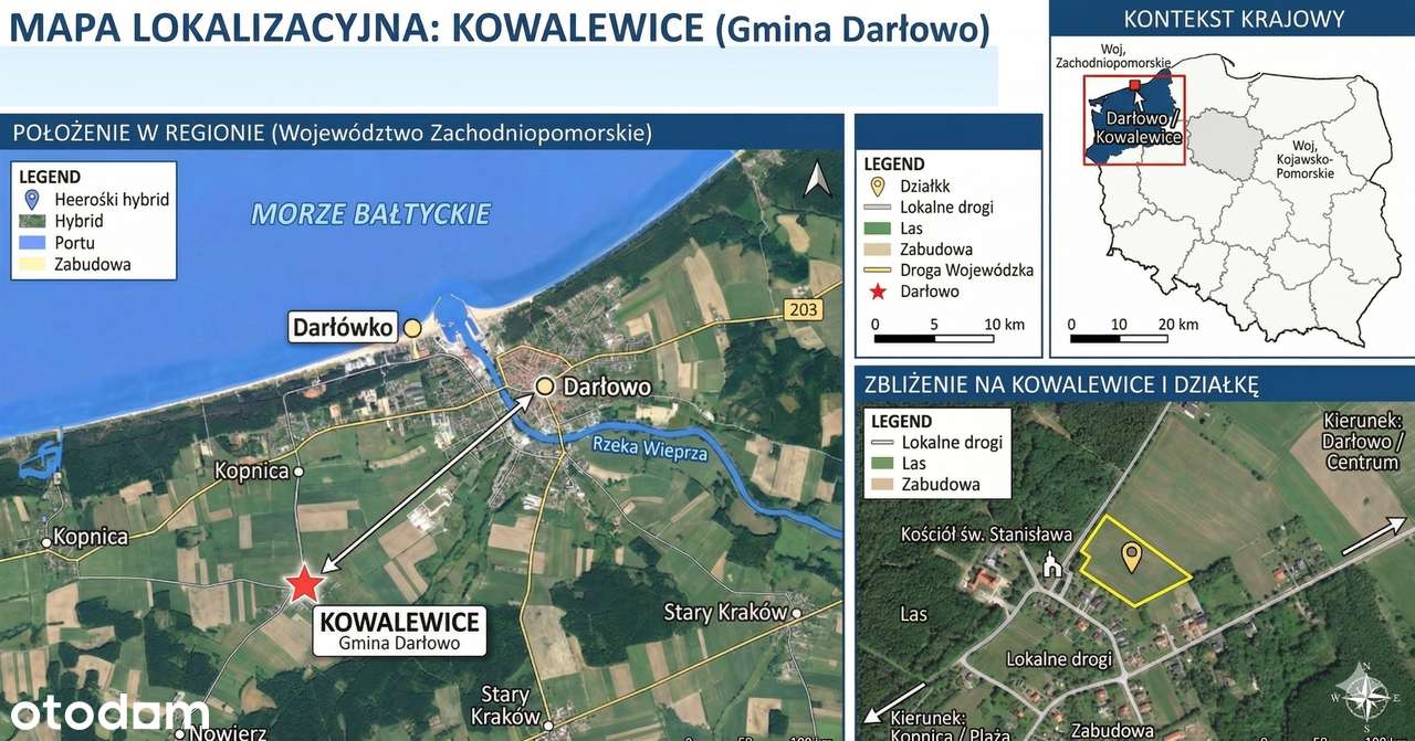 Atrakcyjne działki blisko morza |od 500 m² |cena od 50 tys| Kowalewice-3