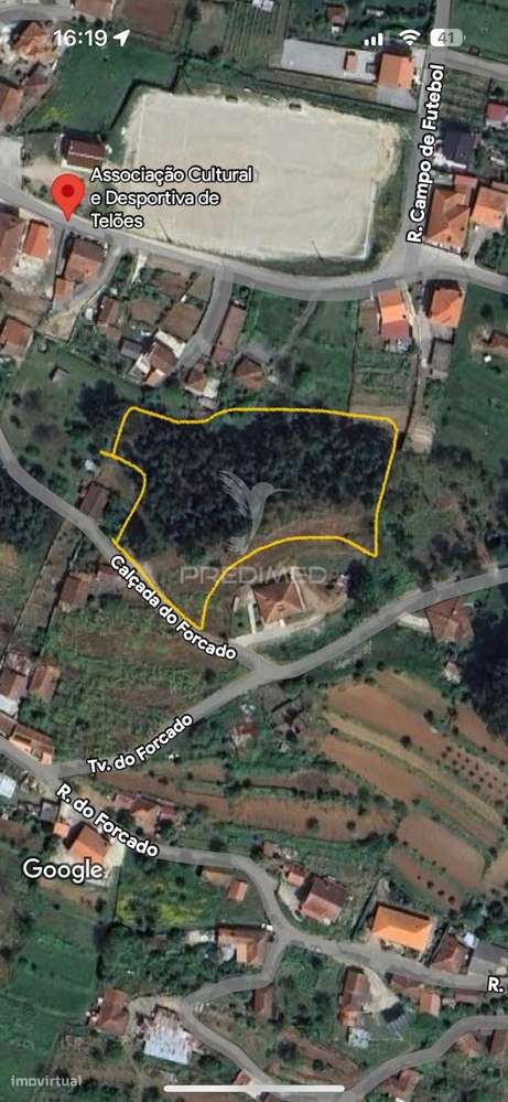 TERRENO URBANO NA ZONA DO FORCADO, TELÕES, AMARANTE, PORTO - Grande imagem: 5/5