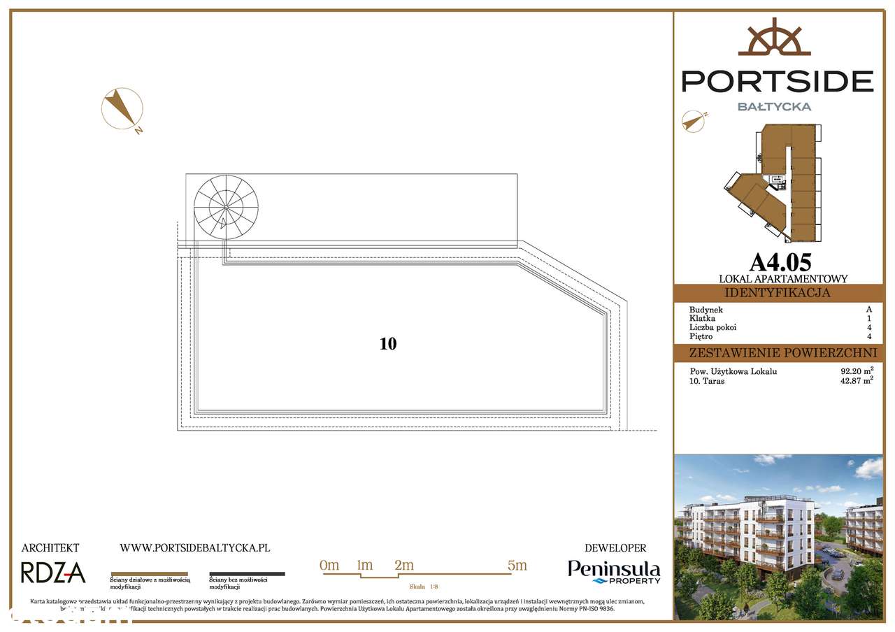 Portside Bałtycka - A4.05 - Pełny obrazek: 2/7