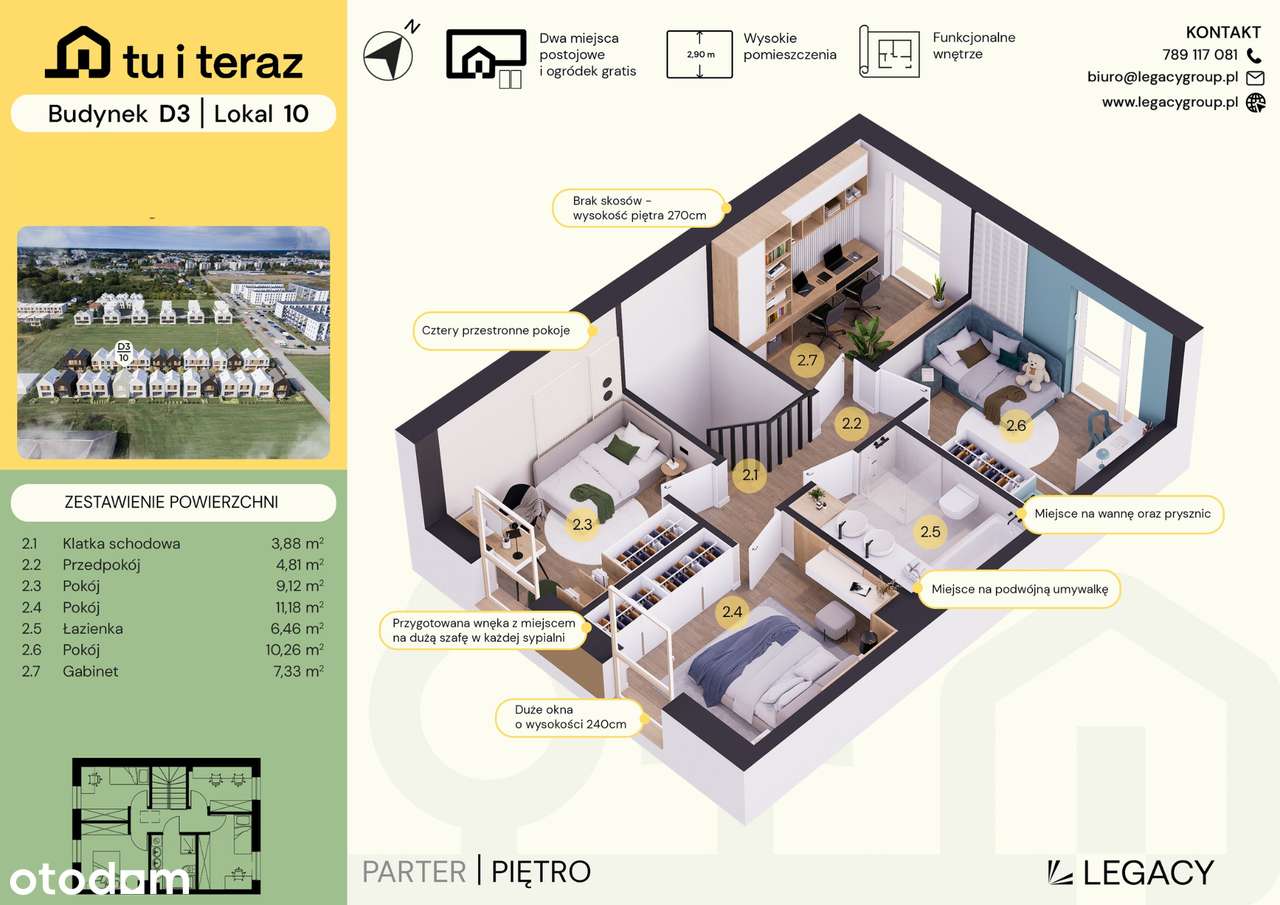 OSTATNI DOM W I ETAPIE | Osiedle Tu i Teraz | 101,79 m² | 4–6 pokoi-11