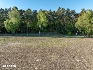 Działka z linią lasu, wodociag, prąd, 20min od Bdg